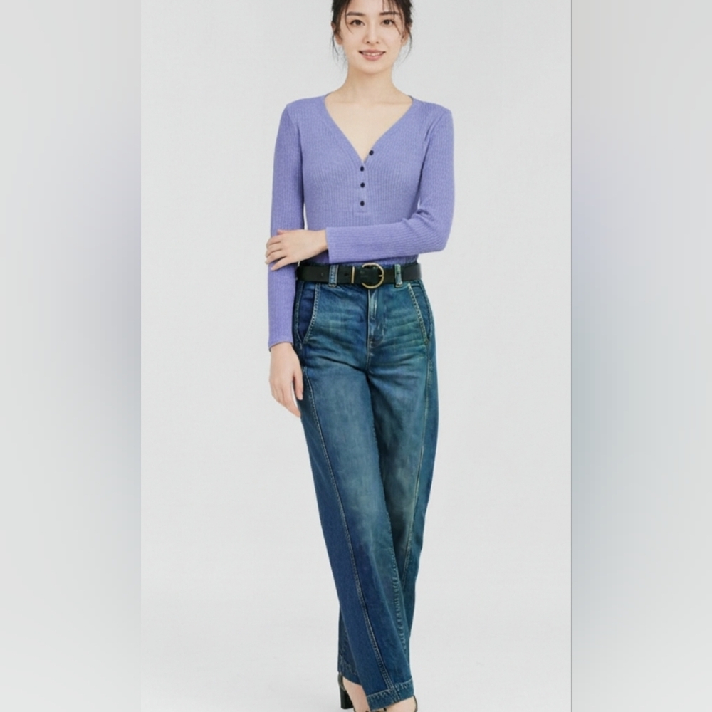 Madewell Tapered Denim Trouser Jeans Sz 25 NWT